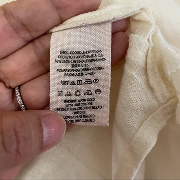 Free People Just Cruisin Pullover Top Blouse Ivory $98 Women's Sz‎ XS NWT B11 - Picture 6 of 12